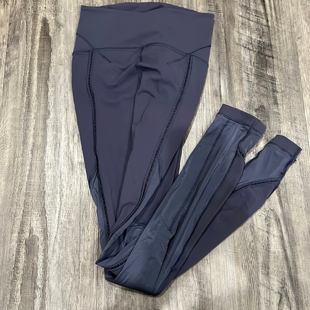 Rare lululemon purple sheer leggings